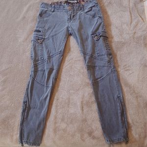 Celebrity pink cargo skinny jeans